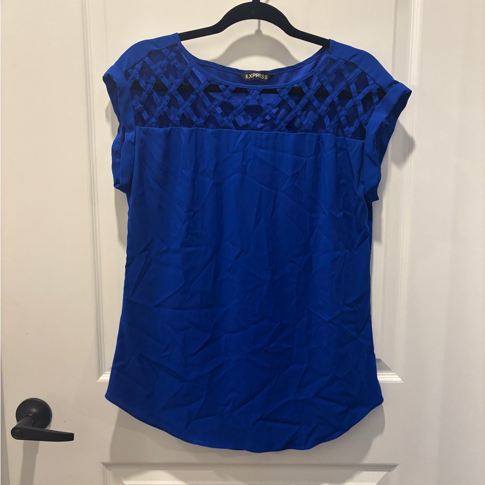 Express Women's Royal Blue Blouse